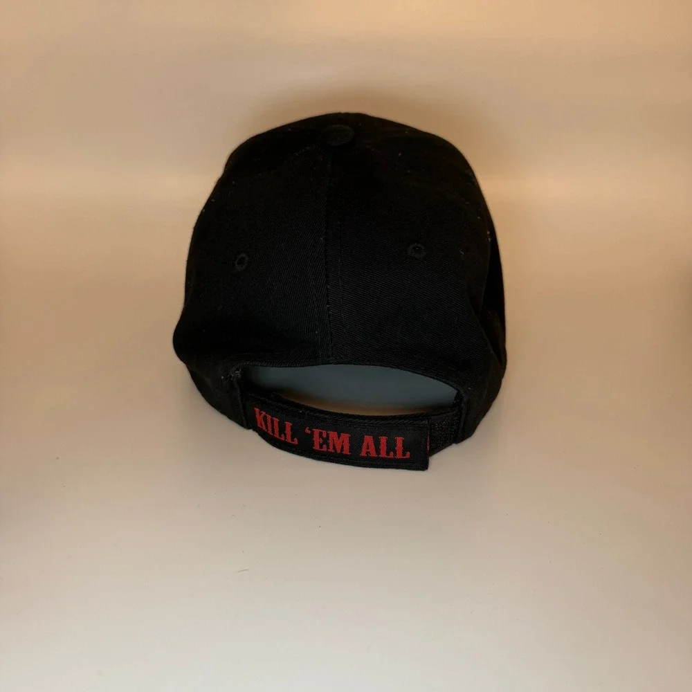 Rothco Kill Em All Skull Let God Sort Em Out Black Cotton Baseball Cap Mens OSFA